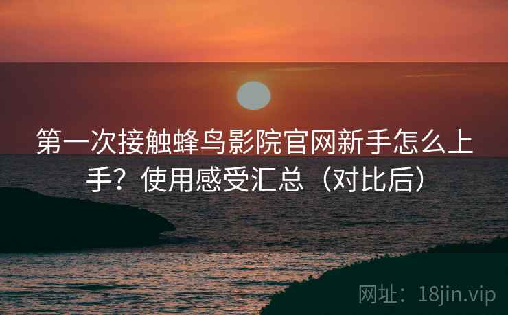 第一次接触蜂鸟影院官网新手怎么上手？使用感受汇总（对比后）