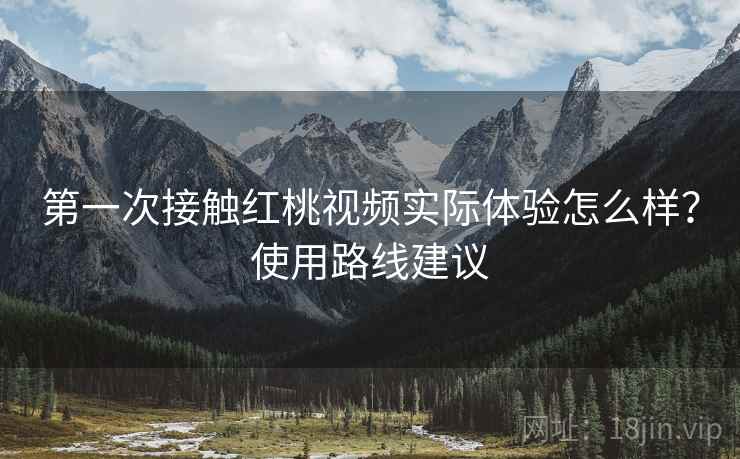 第一次接触红桃视频实际体验怎么样？使用路线建议