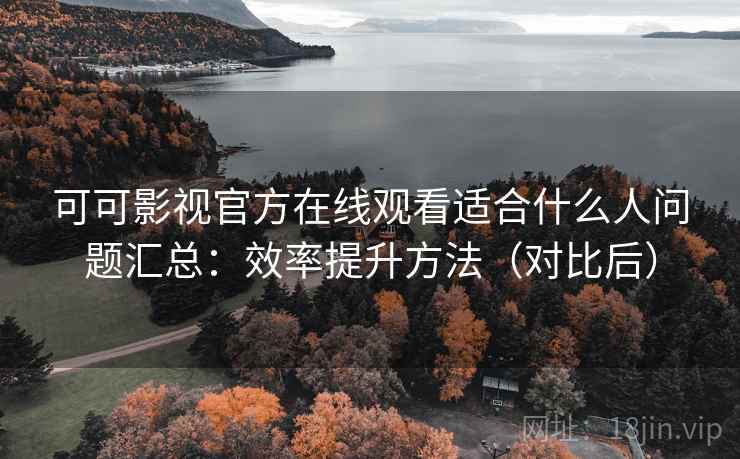 可可影视官方在线观看适合什么人问题汇总：效率提升方法（对比后）