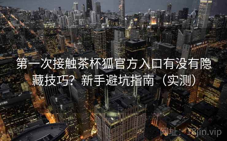 第一次接触茶杯狐官方入口有没有隐藏技巧？新手避坑指南（实测）