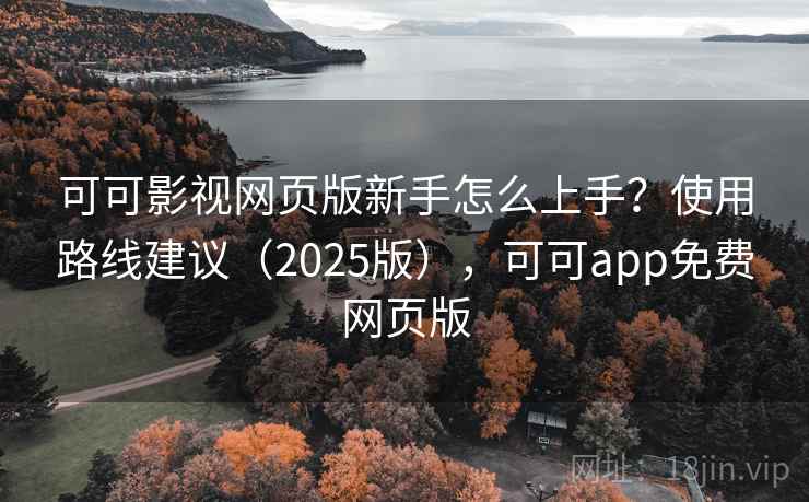 可可影视网页版新手怎么上手？使用路线建议（2025版），可可app免费网页版