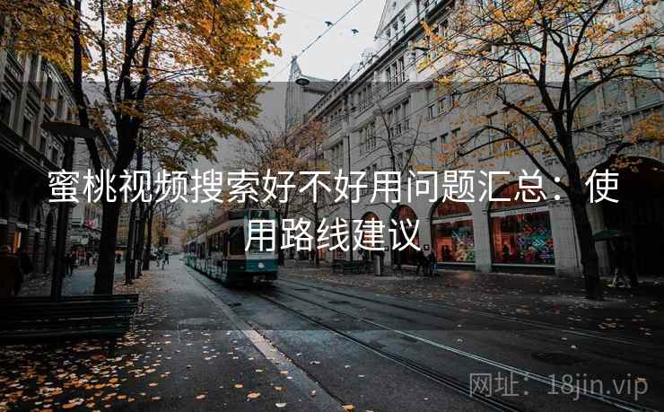 蜜桃视频搜索好不好用问题汇总：使用路线建议