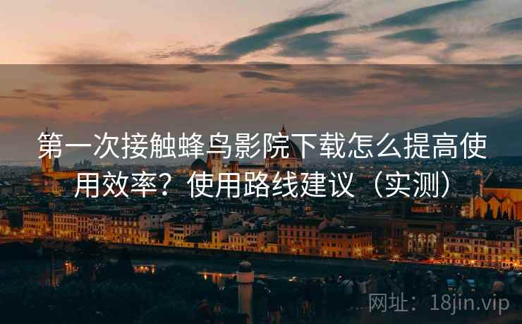 第一次接触蜂鸟影院下载怎么提高使用效率？使用路线建议（实测）
